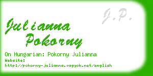 julianna pokorny business card